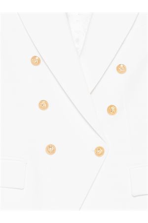 giacca in viscosa bianco BALMAIN PARIS KIDS | BY2A64J0371100